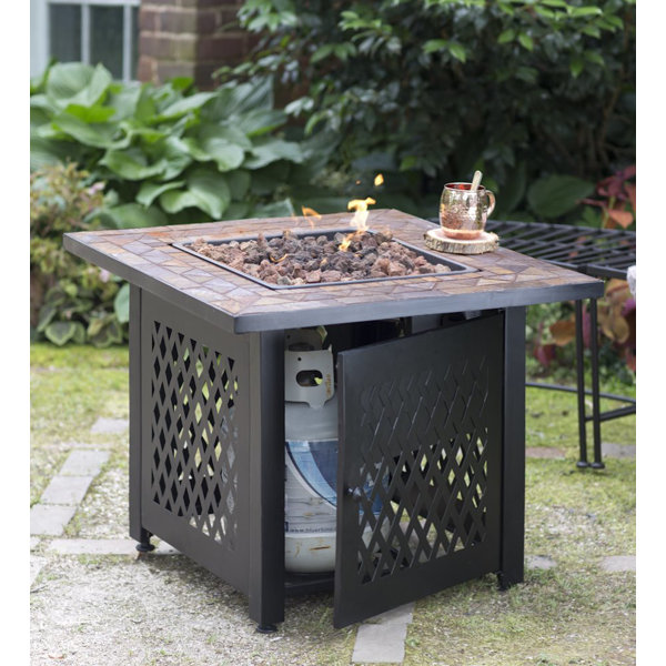 Garten Living Tisch Lumpkins mit Feuerstelle & Bewertungen | Wayfair.de